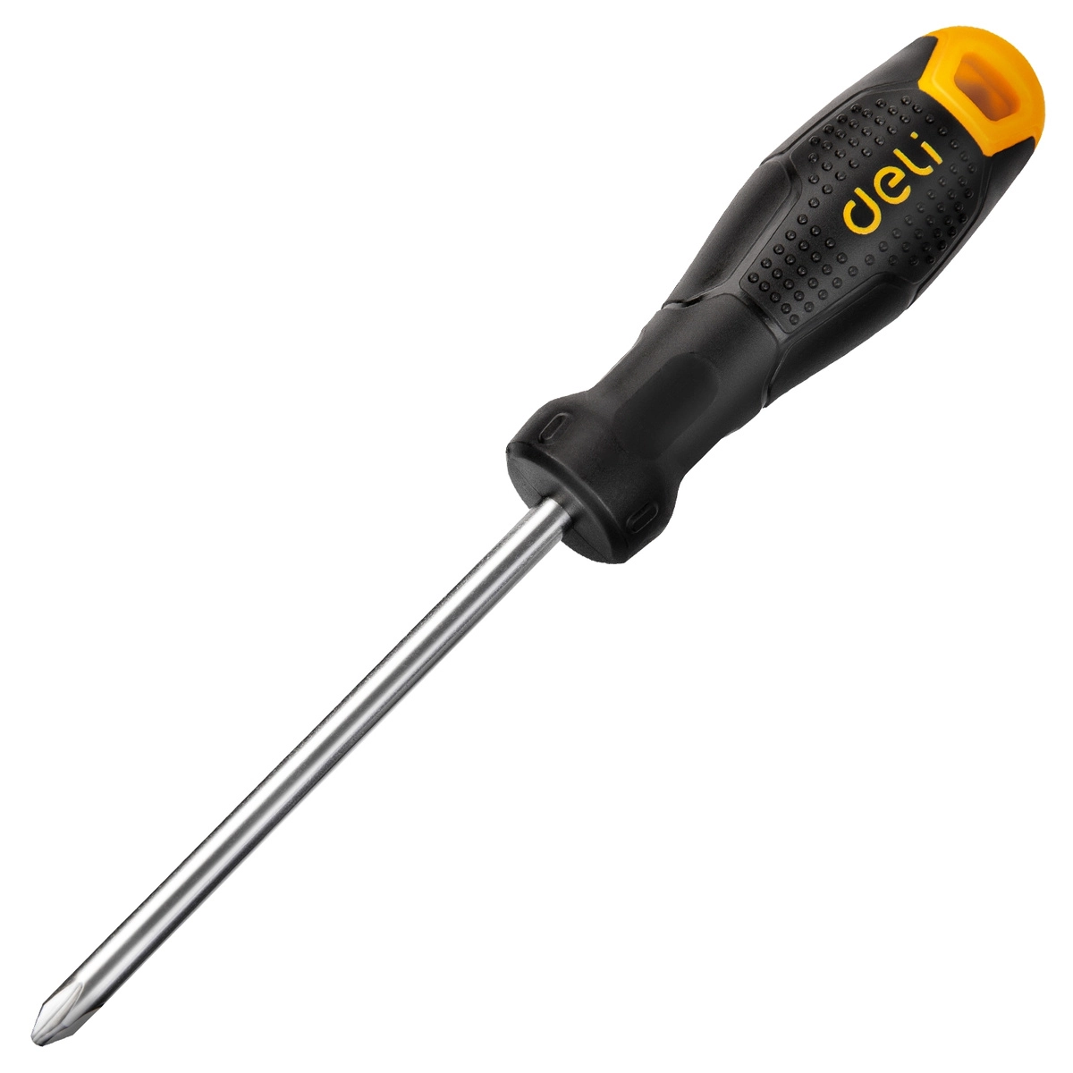 E-shop Deli Tools Krížový skrutkovač EDL625075, PH1x75mm (čierny)