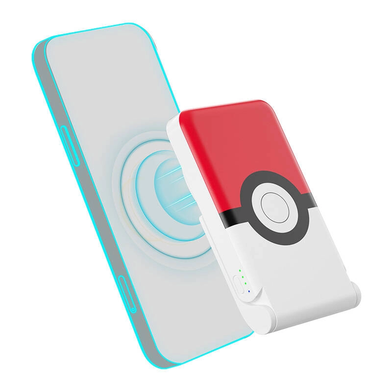 Indukčná powerbanka Pokemon Pokeball s držiakom