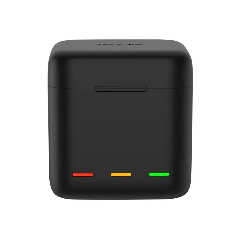 E-shop Telesin 3-slotová nabíjecí skříňka pre GoPro Hero 9 / Hero 10 GP-BCG-901