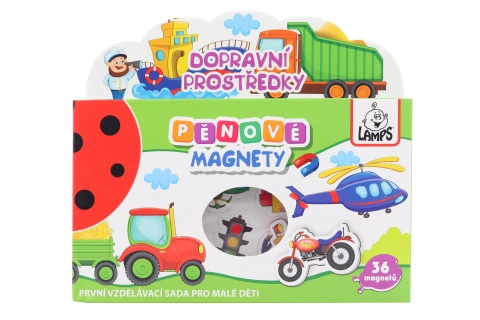 E-shop Lamps Pěnové magnety Dopravní prostředky