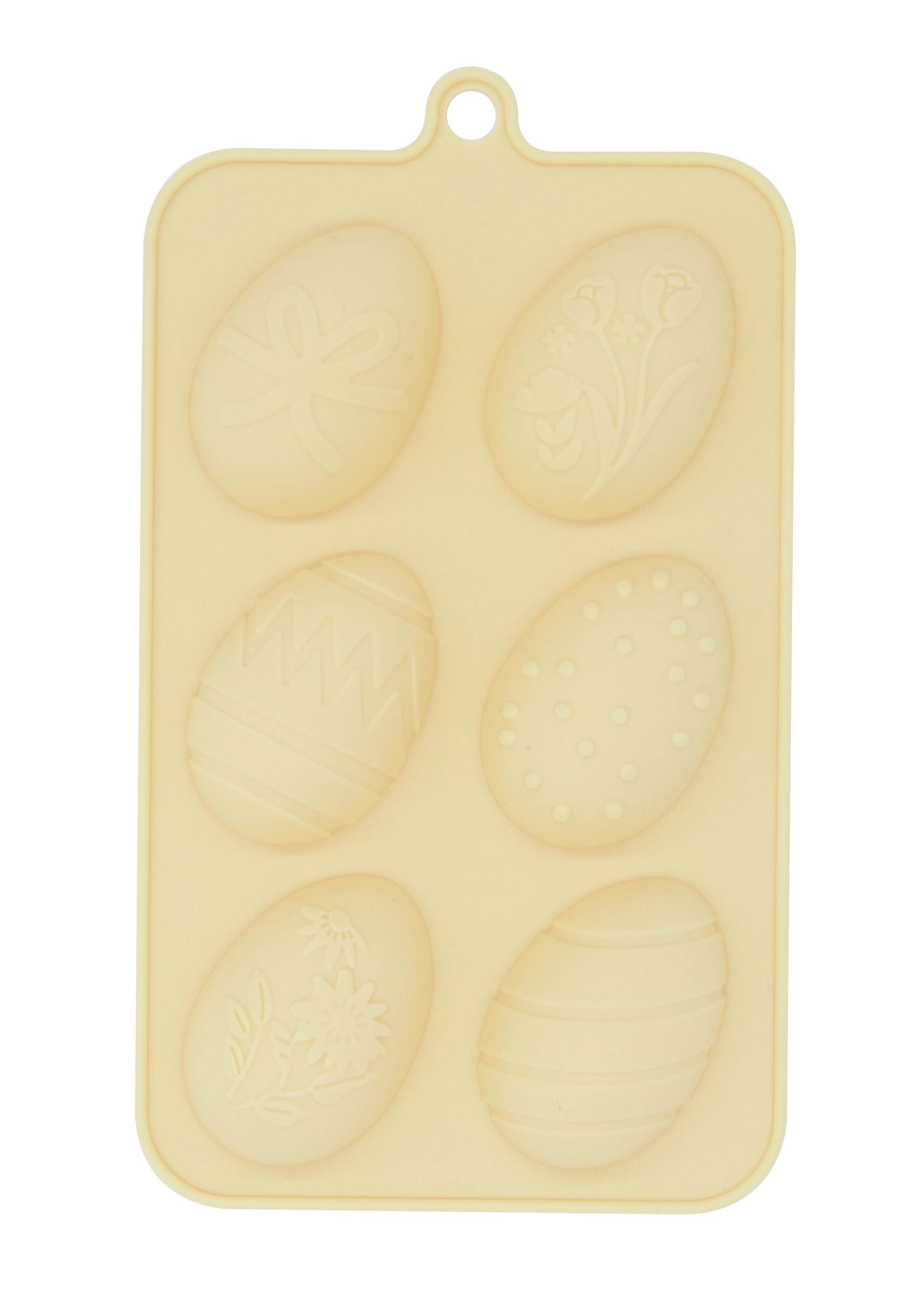 Silikónová forma na čokoládu TORO – veľkonočné vajíčka, 6 ks