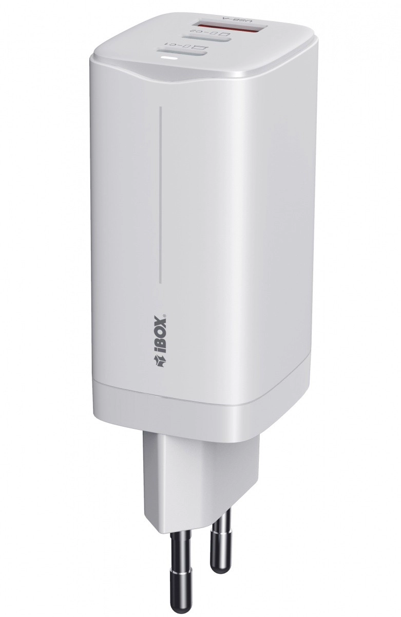 E-shop Sieťová nabíjačka GaN 65 W USB-C, biela