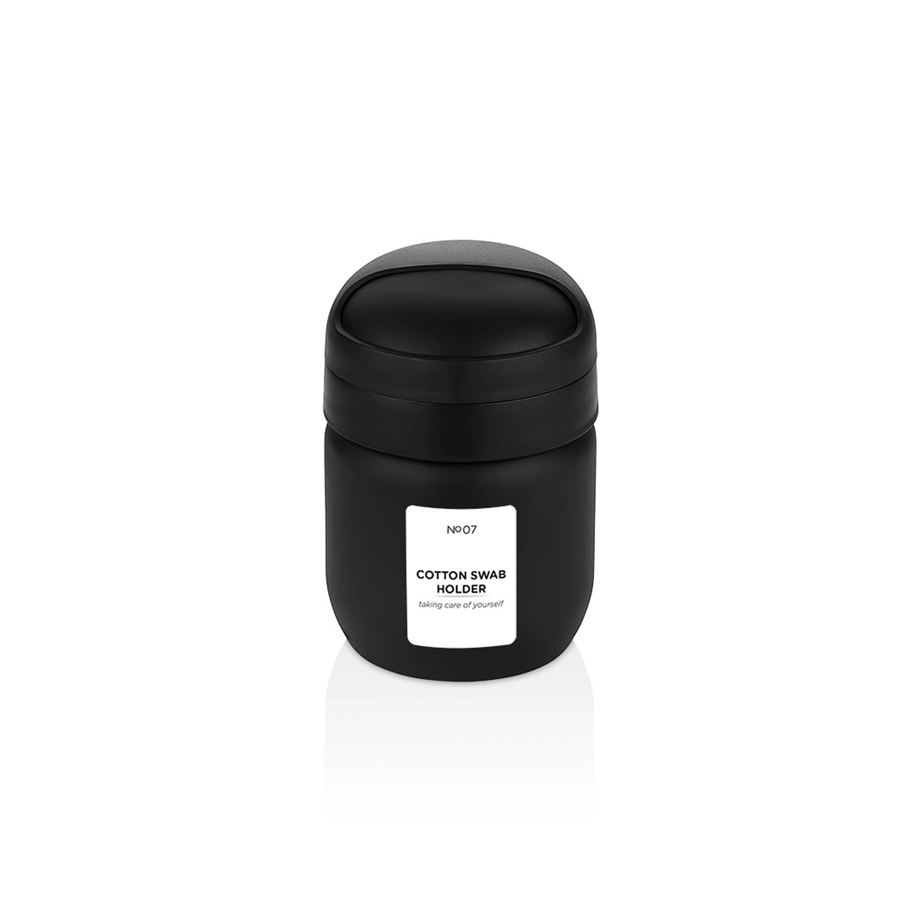 E-shop QLUX 425 ml Sklenená dóza na vatové tampóny