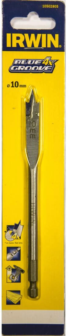 E-shop Plochý vrták do dreva 10 mm IRWIN Blue Groove