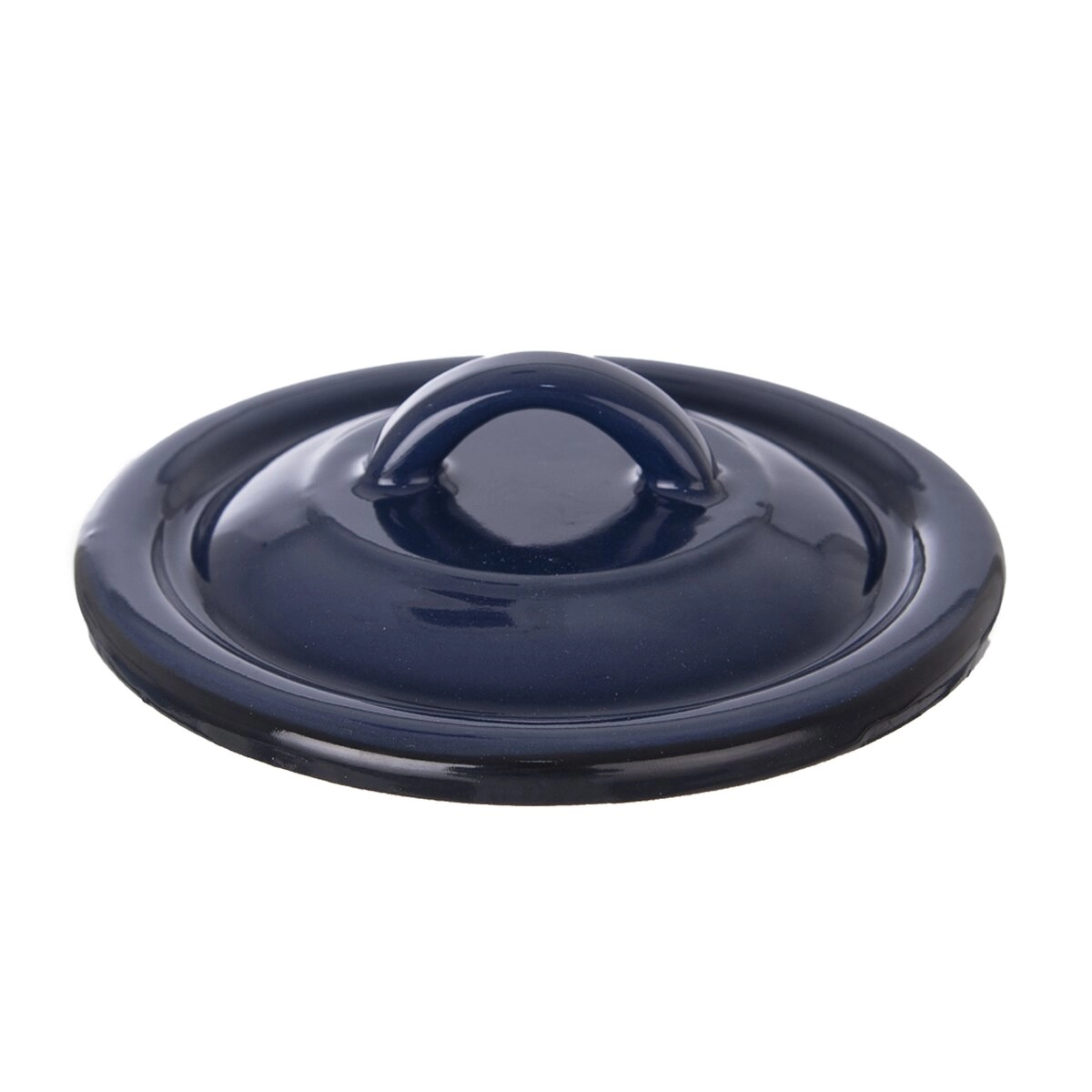E-shop Smaltovaná pokrievka modrobiela 16 cm