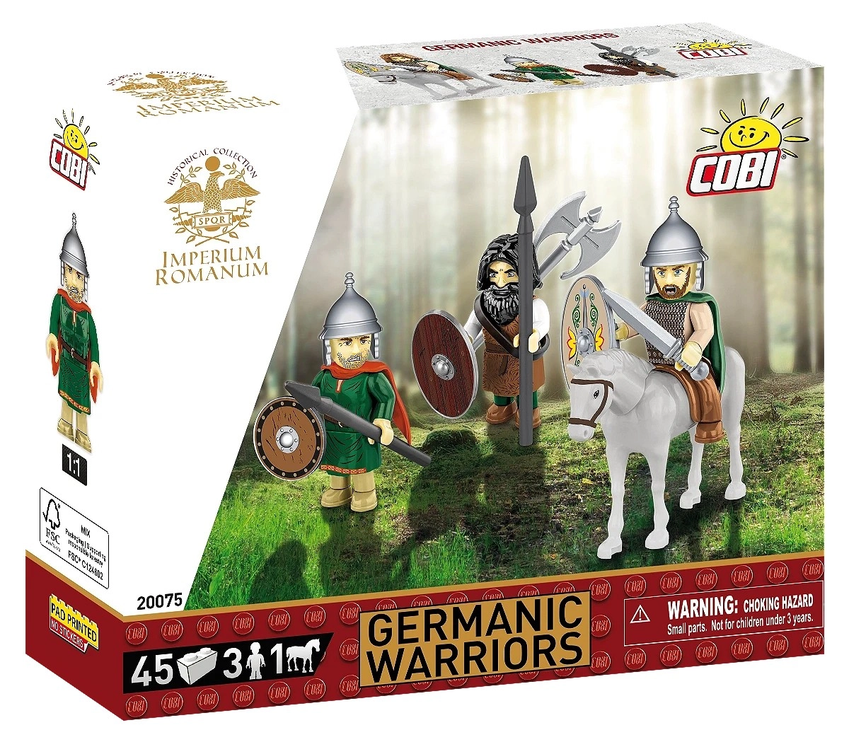 E-shop Cobi 20075 Imperium Romanum Germánští válečníci, 45 k, 4 f