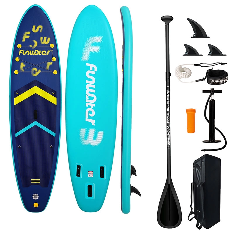FunWater nafukovací paddleboard SUP, 350 × 86 × 15 cm, námornícka modrá