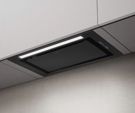 Vstavaný digestor Lane 72 cm, čierna matná, trieda A