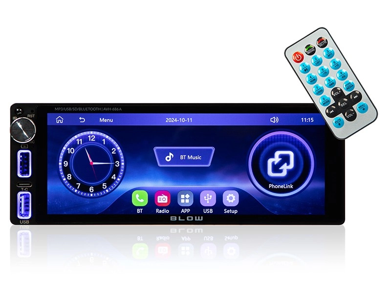 Autorádio BLOW s dotykovou obrazovkou 7 palcov a Bluetooth