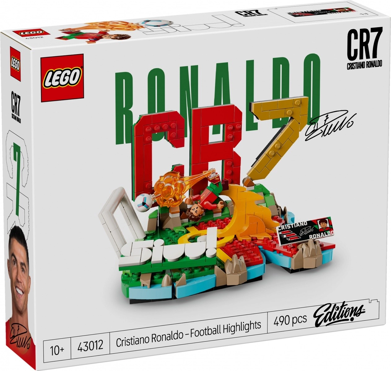 E-shop LEGO® Editions 43012 Cristiano Ronaldo – Hviezdne momenty futbalu