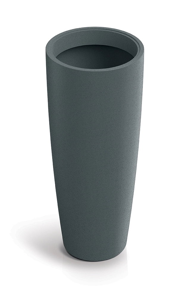E-shop Kvetináč Molio round slim grafitový 38 cm