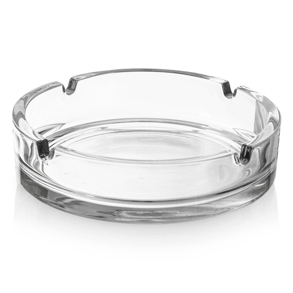 Sklenený okrúhly popolník 10 cm