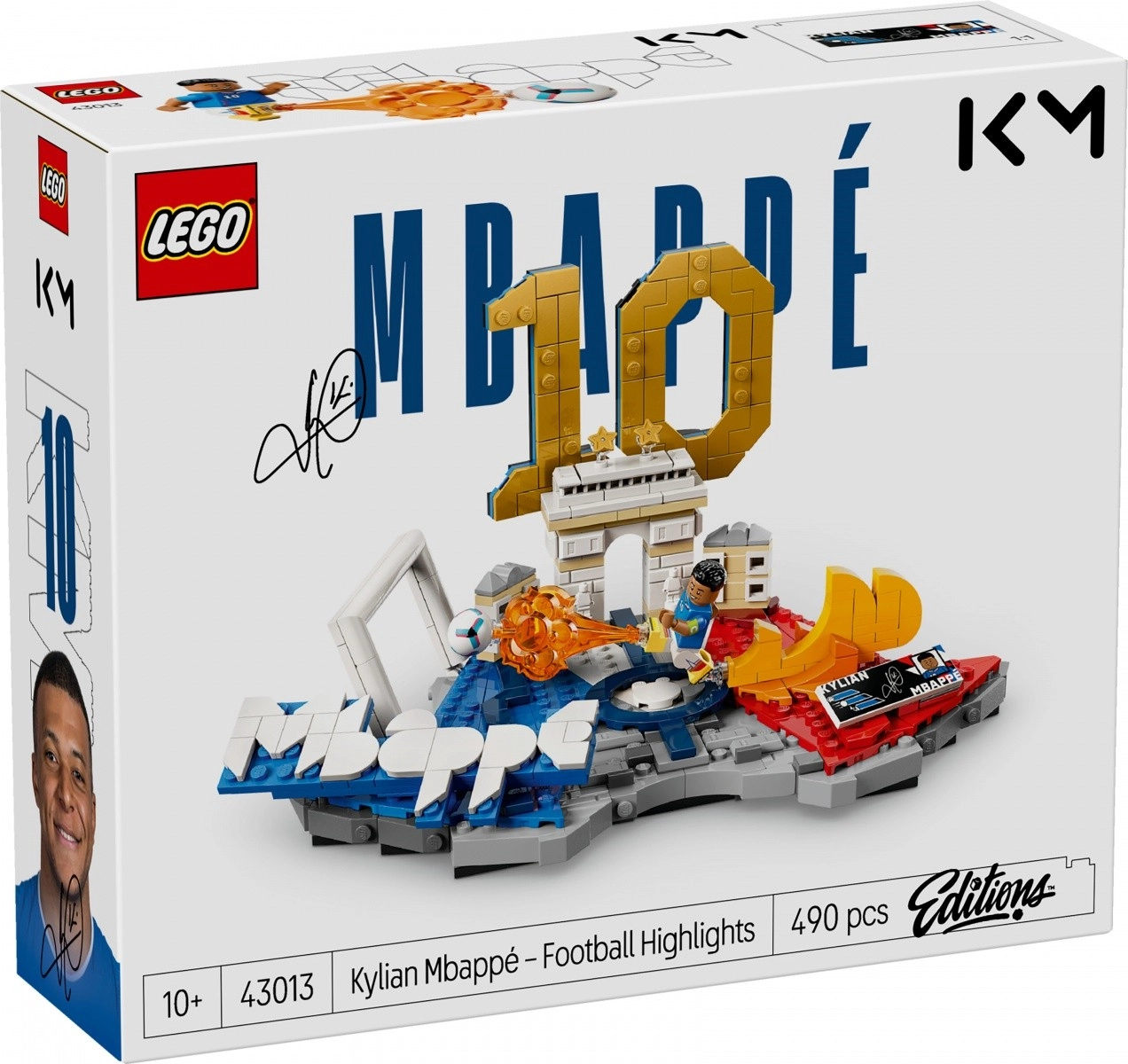 E-shop LEGO® Editions 43013 Kylian Mbappé – Hviezdne momenty futbalu