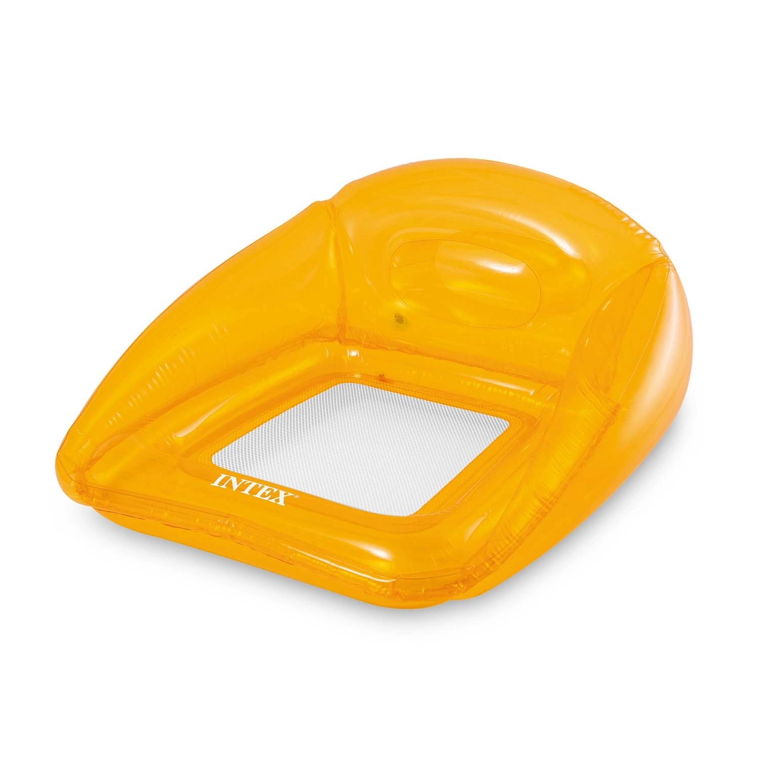 E-shop Nafukovacie plávajúce kreslo oranžové INTEX