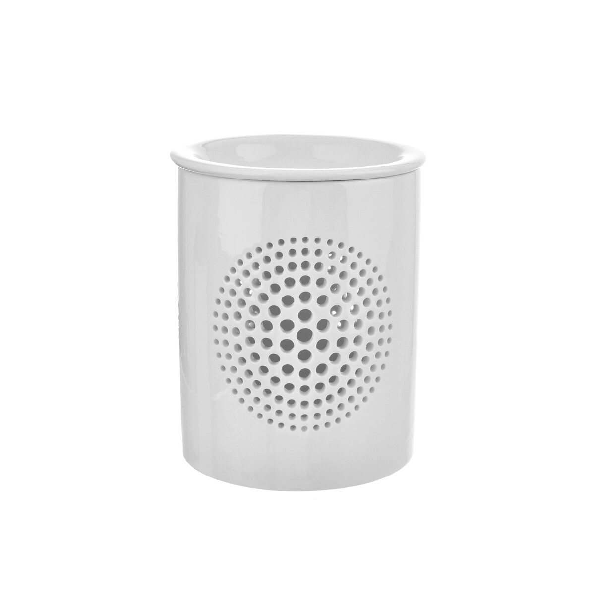 E-shop Biela porcelánová aromalampa 11 × 11 × 14 cm