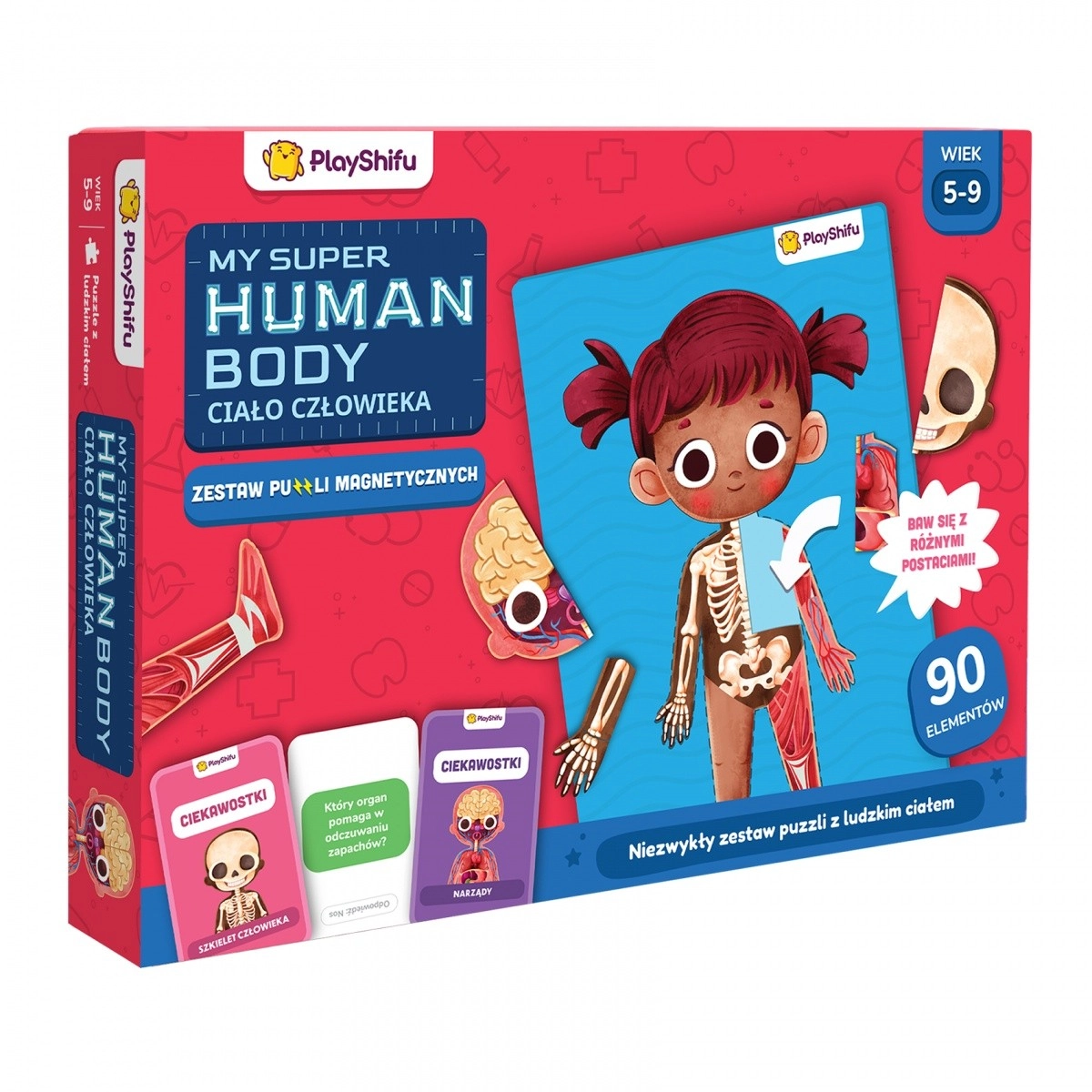 Playshifu My Super Human Body – ľudské telo, magnetická vzdelávacia sada