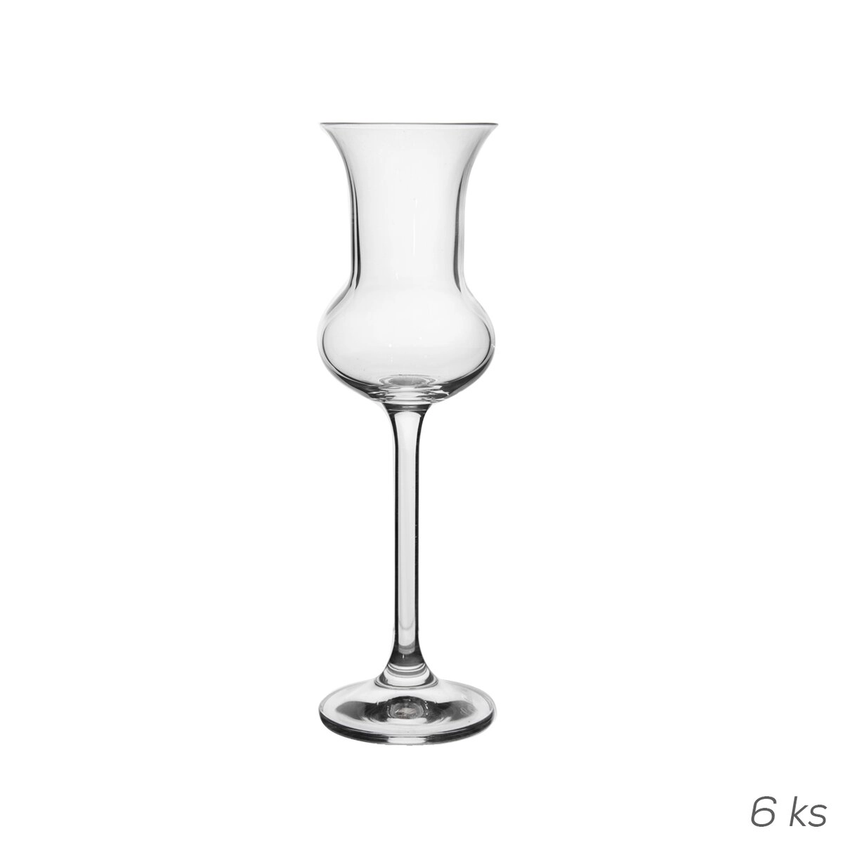 E-shop Crystalex poháre na rum na stopke 85 ml, sada 6 ks