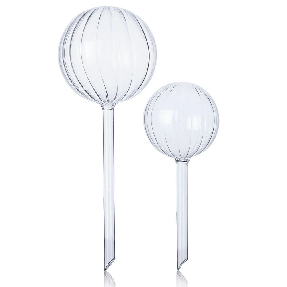 Sklenené zavlažovacie gule pre rastliny, 2 ks