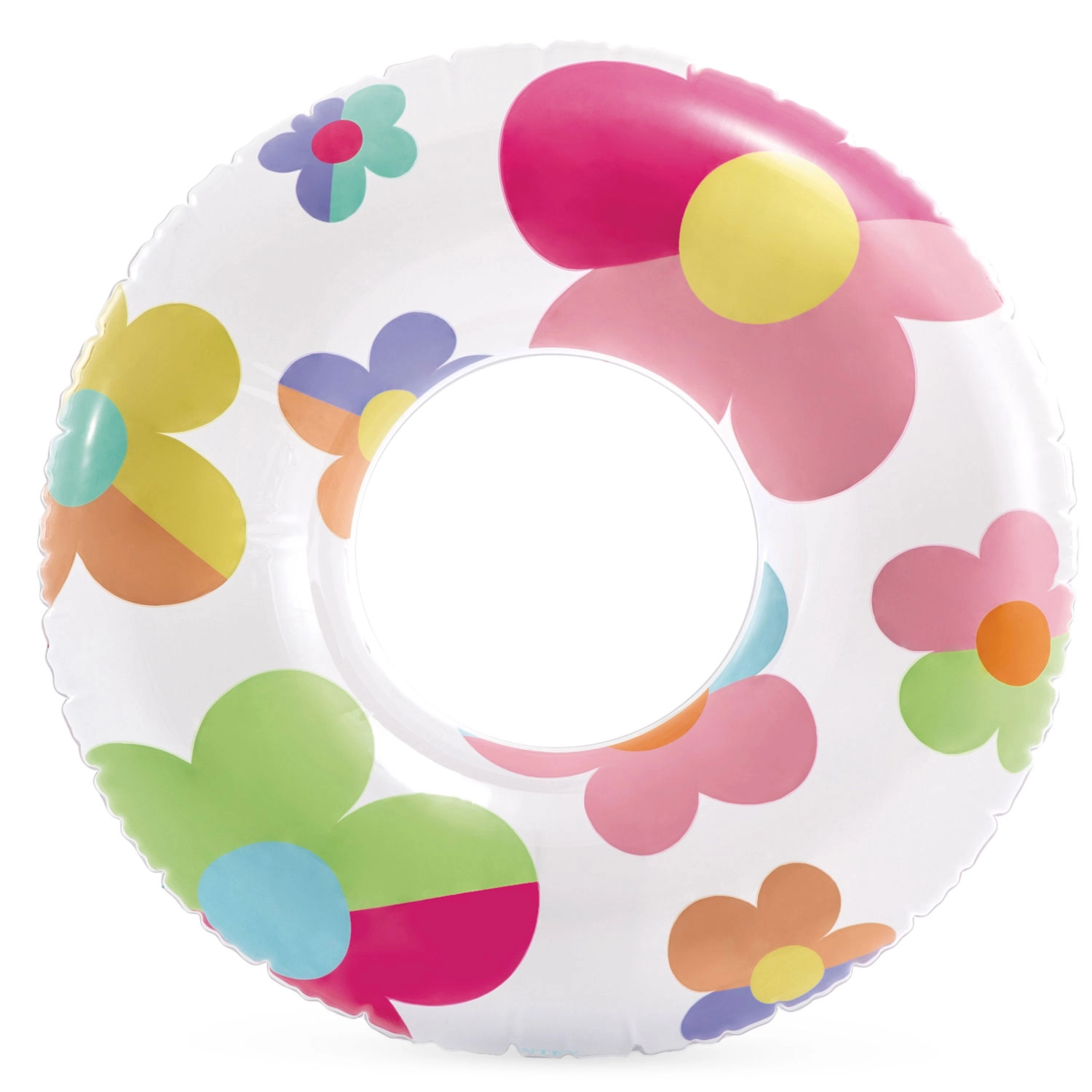 E-shop Nafukovací plavecký kruh s kvetmi 81 cm INTEX