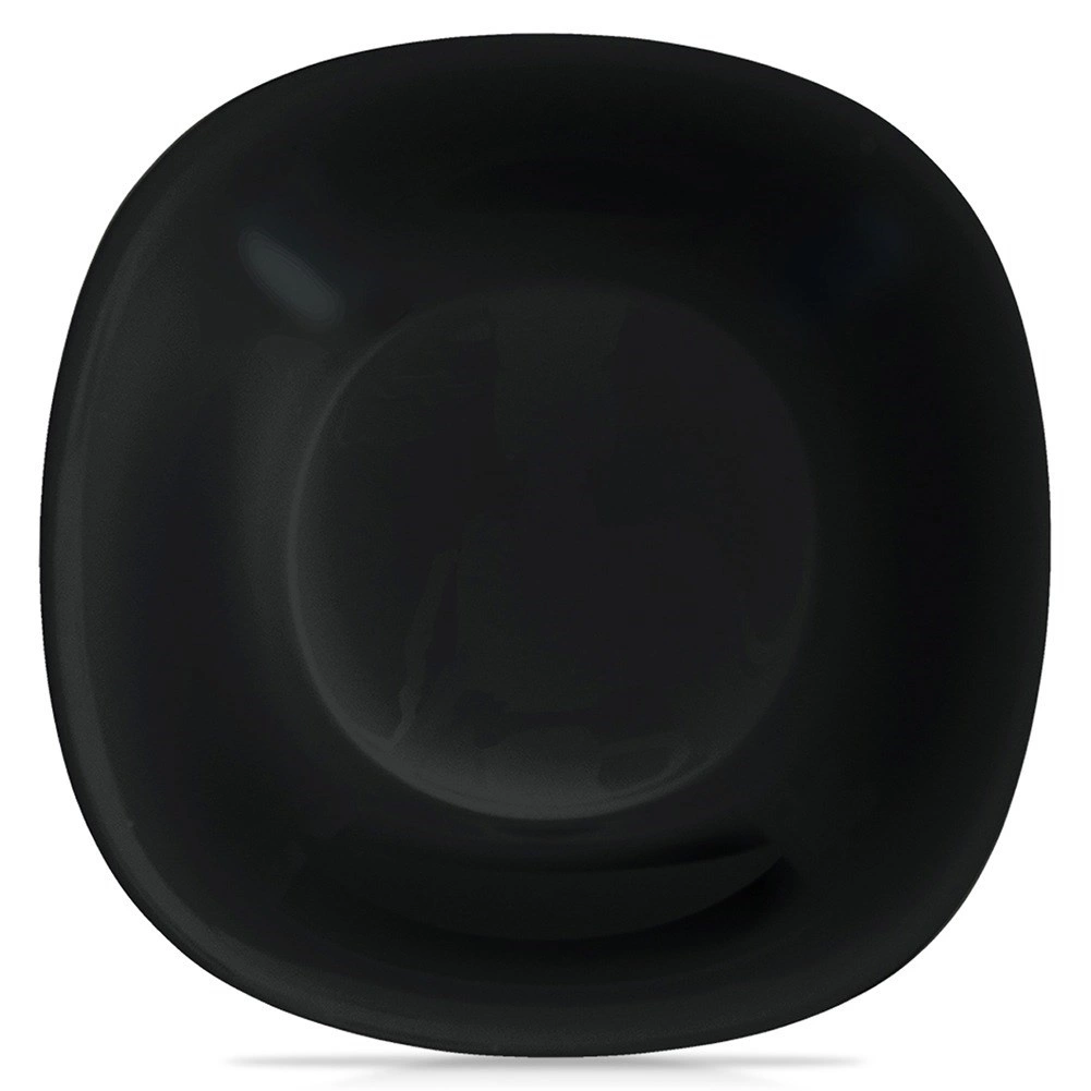 E-shop Orion Hlboký tanier LUNA black 21,5x21,5 cm