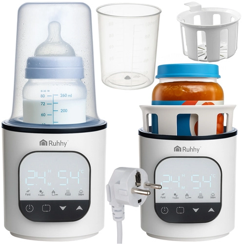 E-shop Ruhhy 25962 Elektrický ohrievač fliaš so sterilizátorom 5 v 1