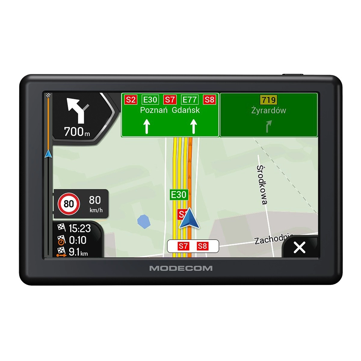 E-shop Modecom FreeWAY CX 5.0 iGO Navigation Truck Európa – automobilová GPS navigácia s ročnou aktualizáciou