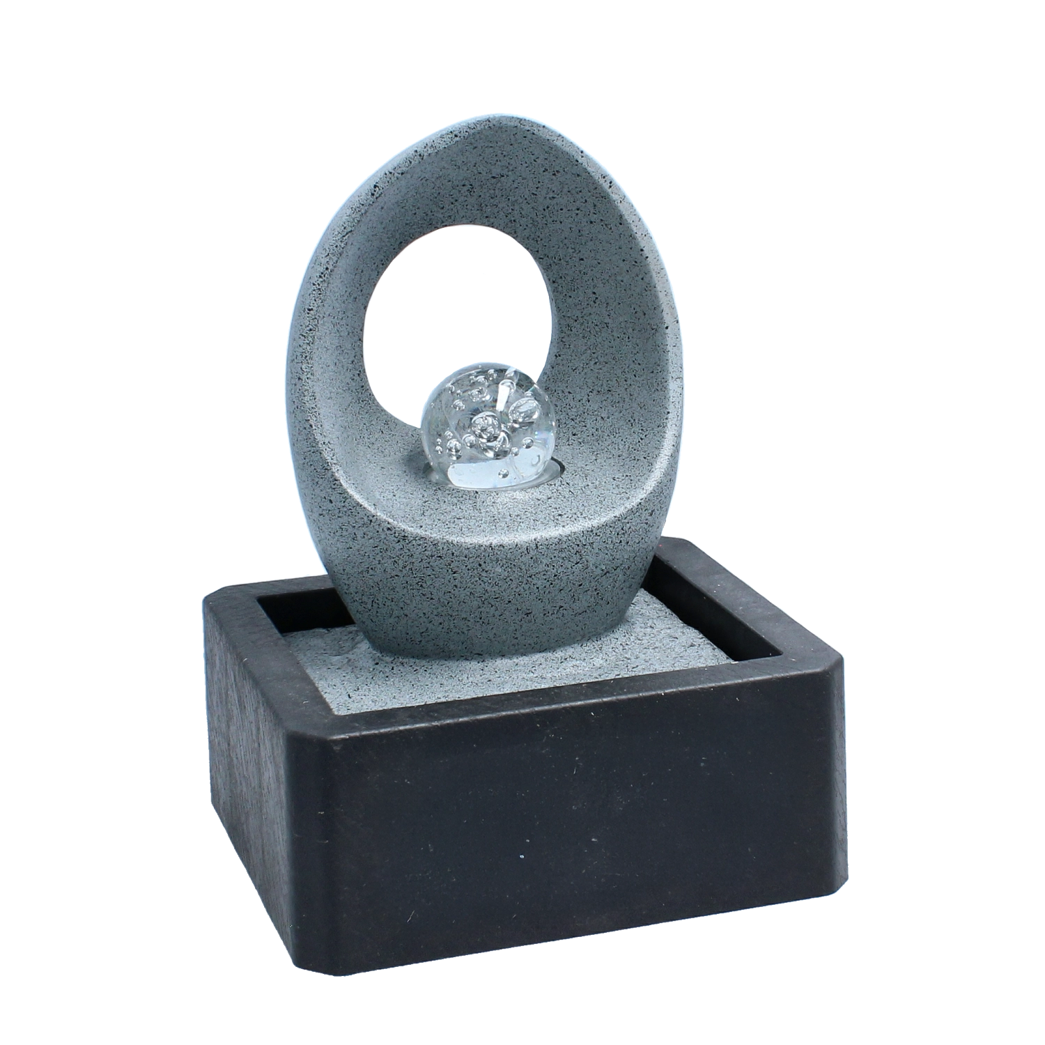 Záhradná fontána Kvapka vody s LED, 21 × 18,3 × 27 cm