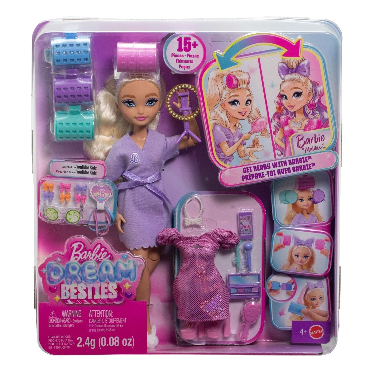 Barbie Dream Besties Malibu – módna bábika s doplnkami na večierok