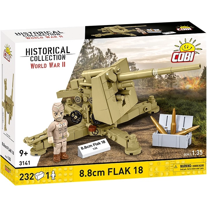 E-shop COBI 3141 World War II Nemecké protilietadlové delo 8.8 cm Flak 18 1:35