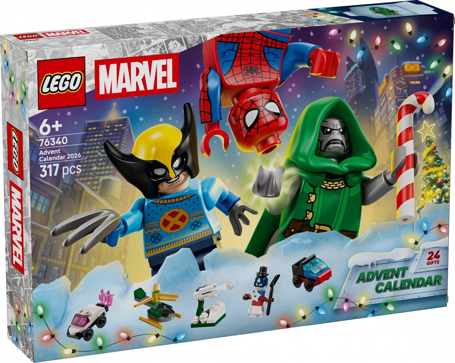 LEGO Marvel adventný kalendár 2026