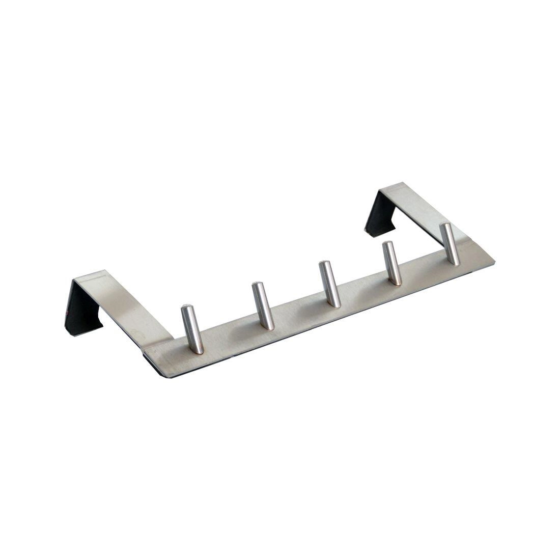 E-shop věšák na dveře 5 háčků 35x12x7cm nerez