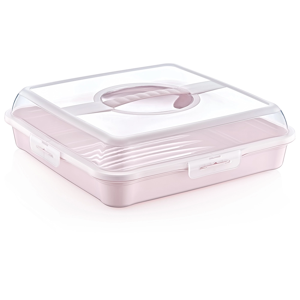 E-shop Party-Butler dóza na tort a zákusky nordic pink 34,5 × 34,5 × 10,5 cm