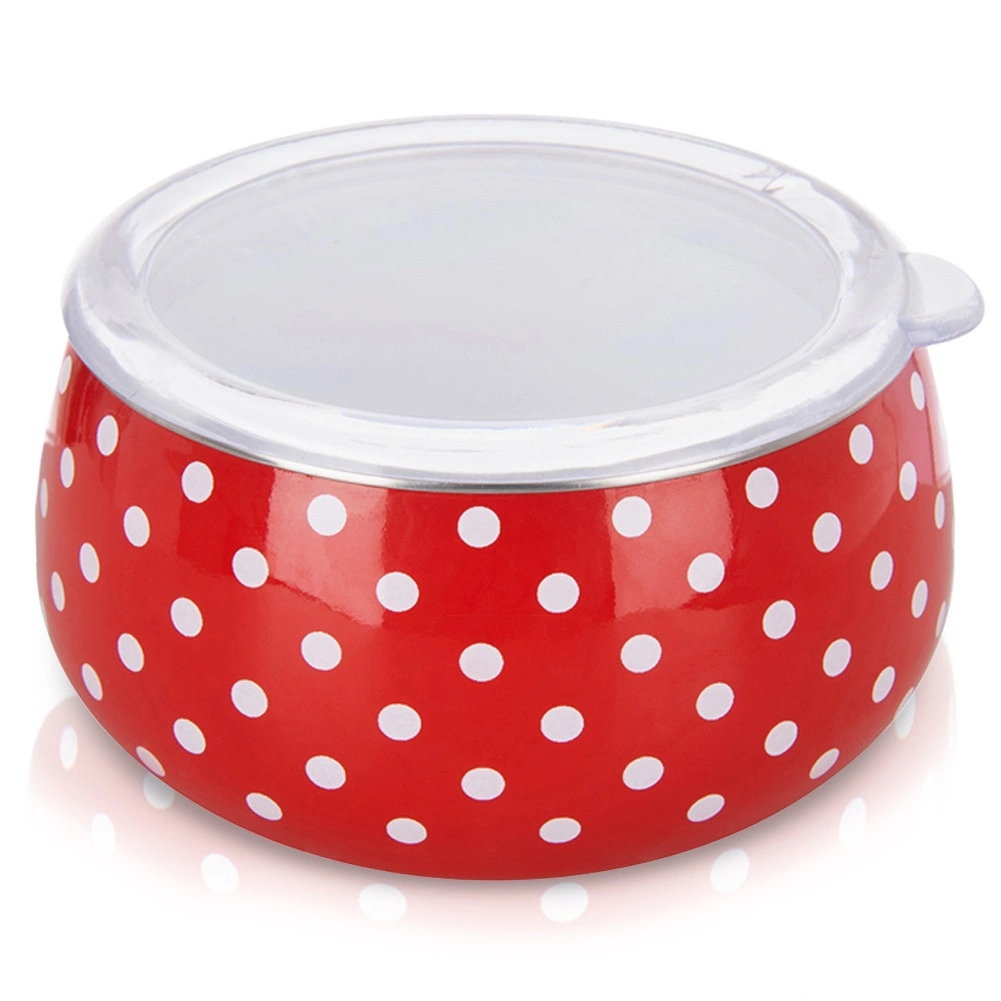 E-shop Orion Miska smalt Bodka Lem + viečko 13 cm