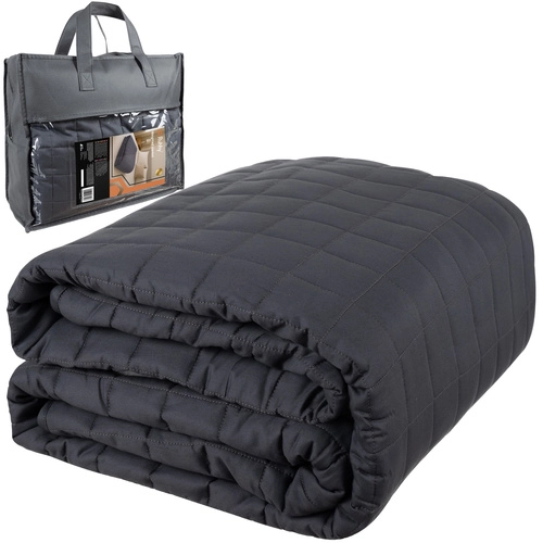 E-shop Ruhhy 24427 Záťažová antistresová deka 10 kg sivá 200x220