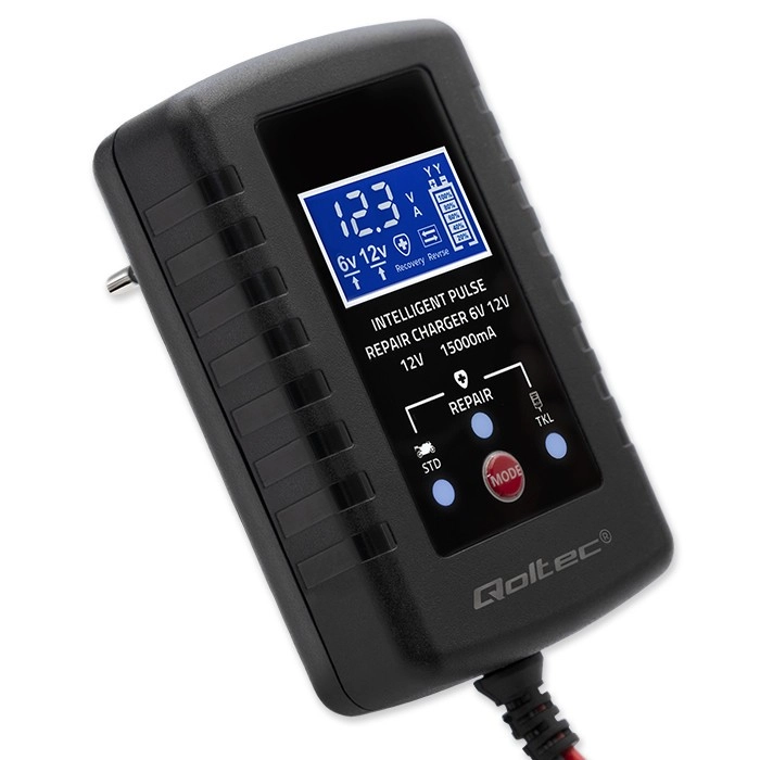 Automatická nabíjačka pre AGM GEL a STD batérie 6V/12V s LED displejom