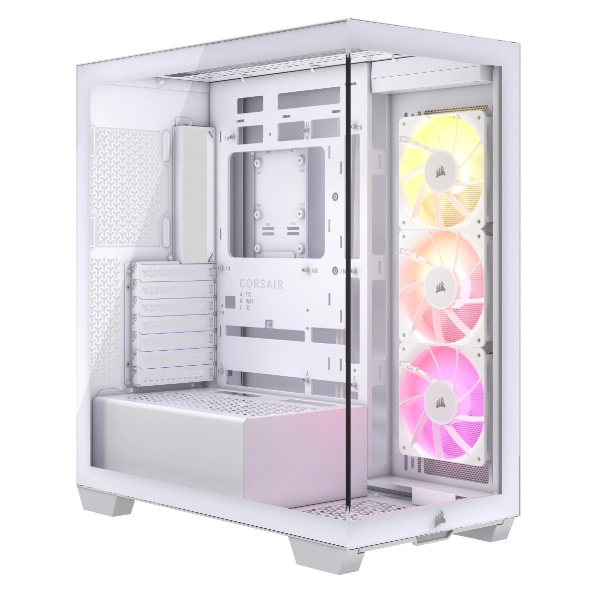 Skriňa Corsair 3500X ARGB TG Mid-Tower biela