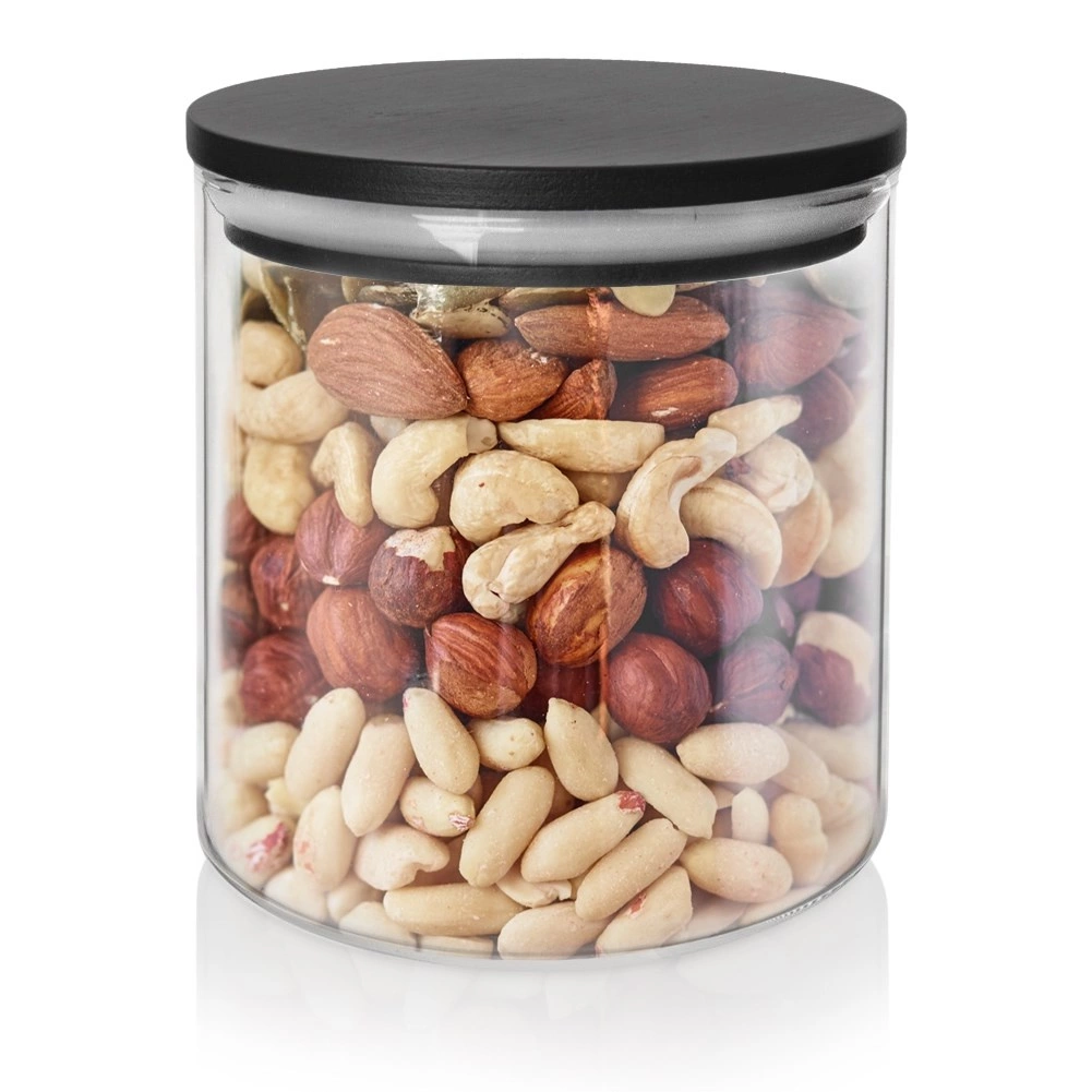 Sklenená dóza na sypké potraviny s viečkom a tesnením 450 ml
