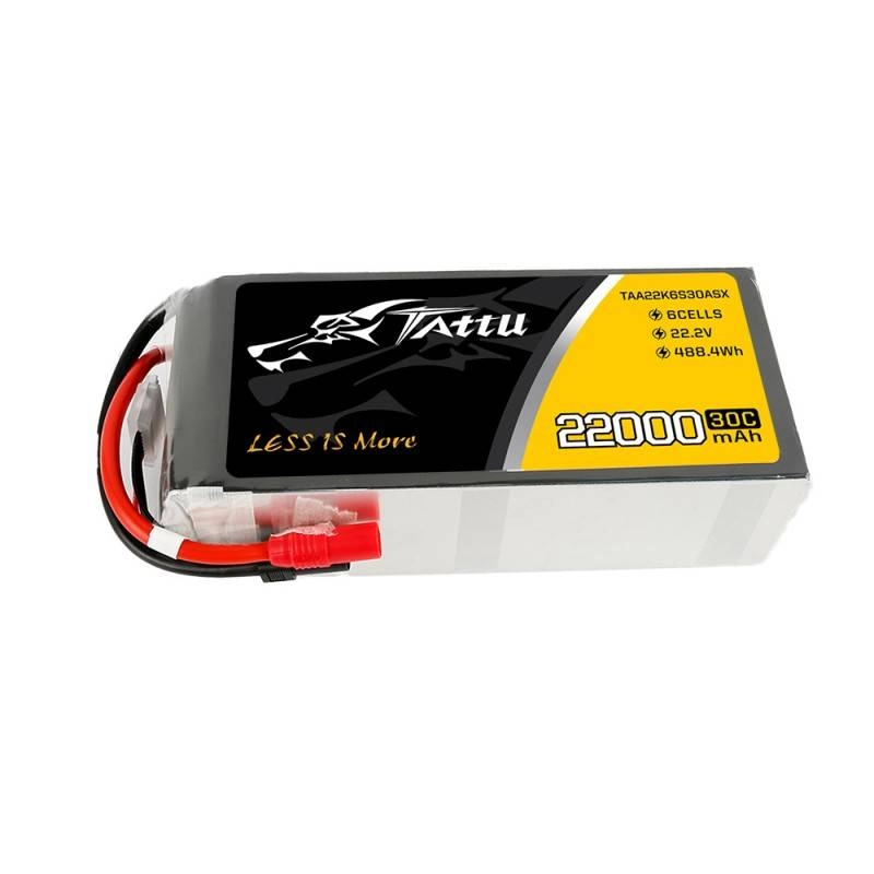 E-shop Tattu LiPo akumulátor 22000 mAh 22,2 V 6S 30C s konektormi AS150/XT150