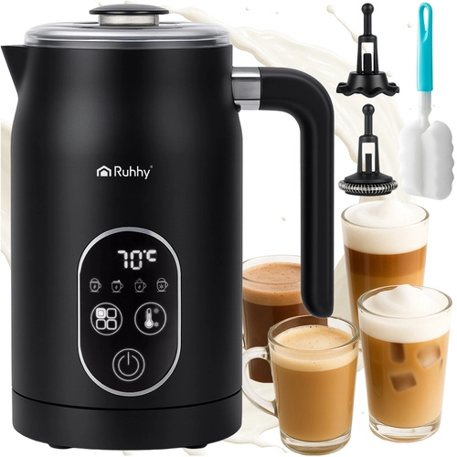 E-shop Elektrický naparovač mlieka s displejom 500 W RUHHY