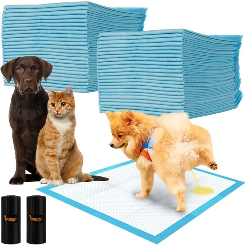 E-shop Purlov 21600 Tréningové absorpčné podložky pre psov 60 x 60 cm 50 ks