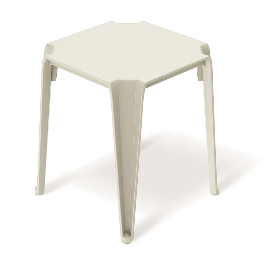 E-shop Prosperplast Záhradný odkladací stolík LOTTIES 39,6x39,6x46,5 cm béžový