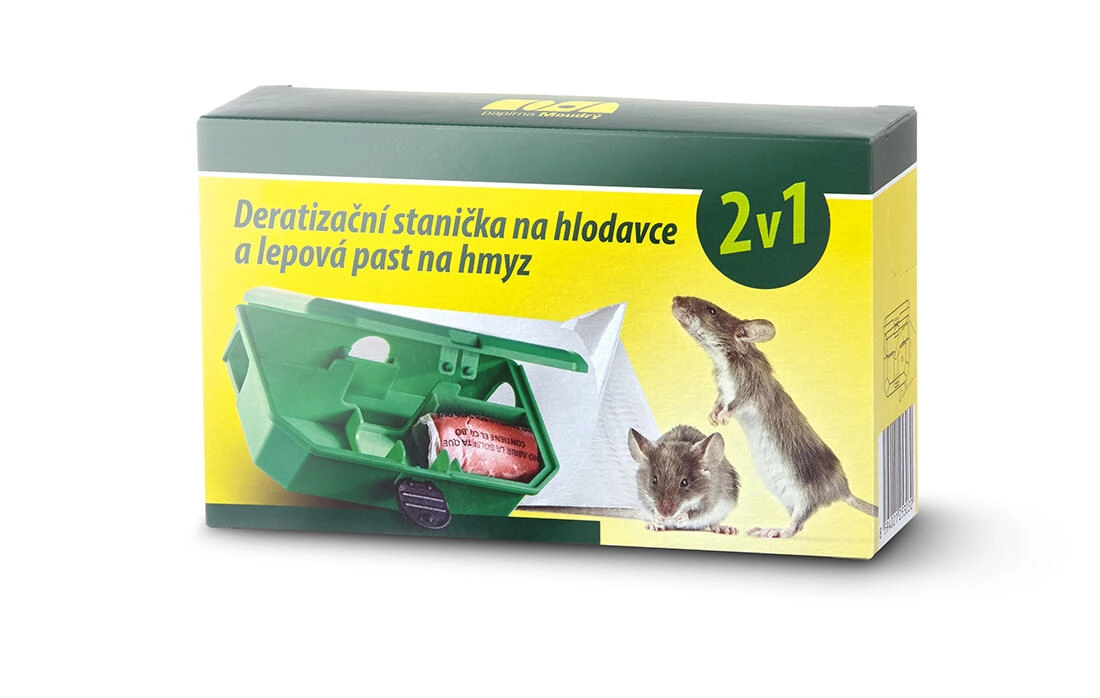 E-shop Deratizačná stanica 2v1 pre hlodavce so zamykaním