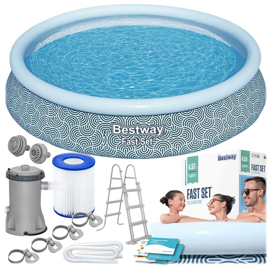 E-shop Bestway Fast Set Rattan 4,57 x 1,07 m 57372