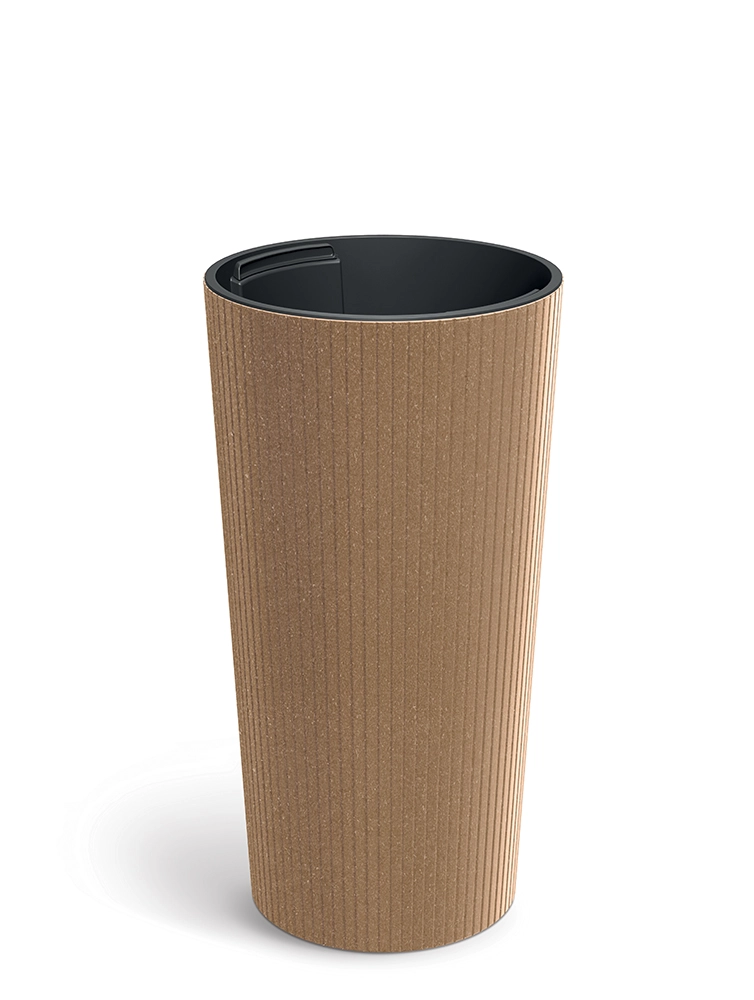 E-shop Prosperplast Kvetináč LAMIA SLIM ECO WOOD 25 cm naturo