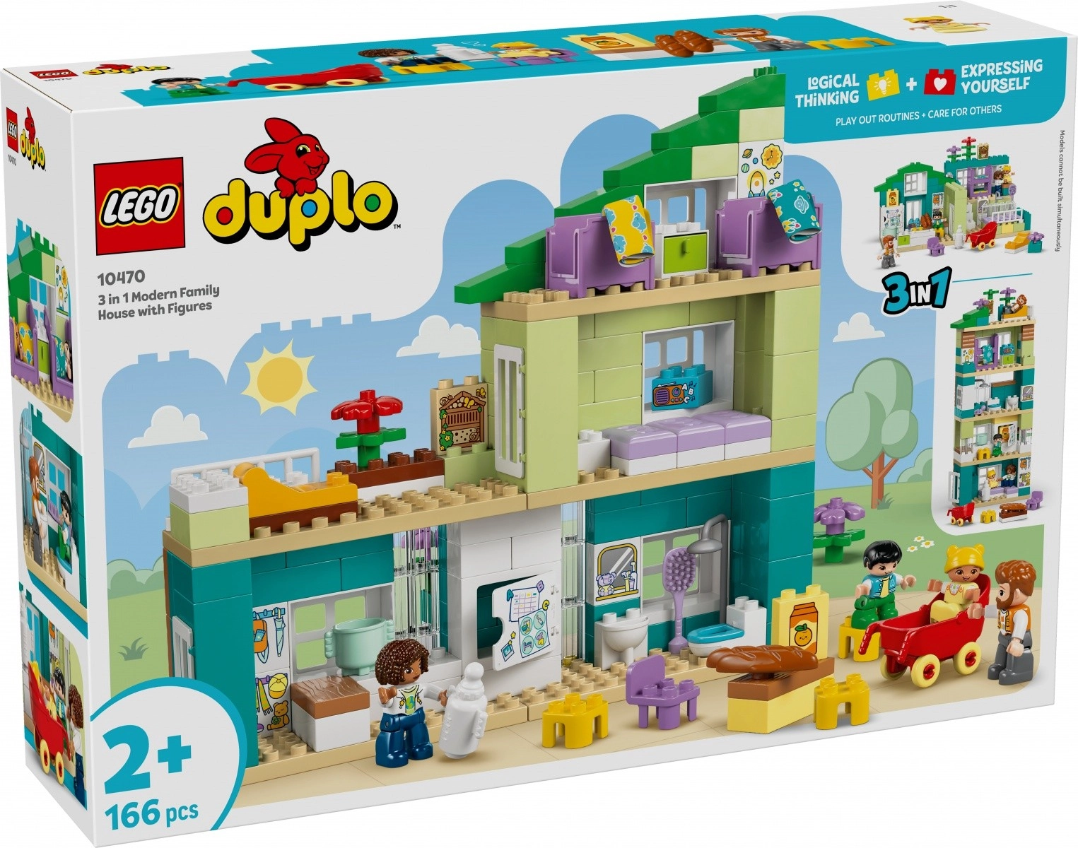 Lego Duplo moderný rodinný dom 3 v 1