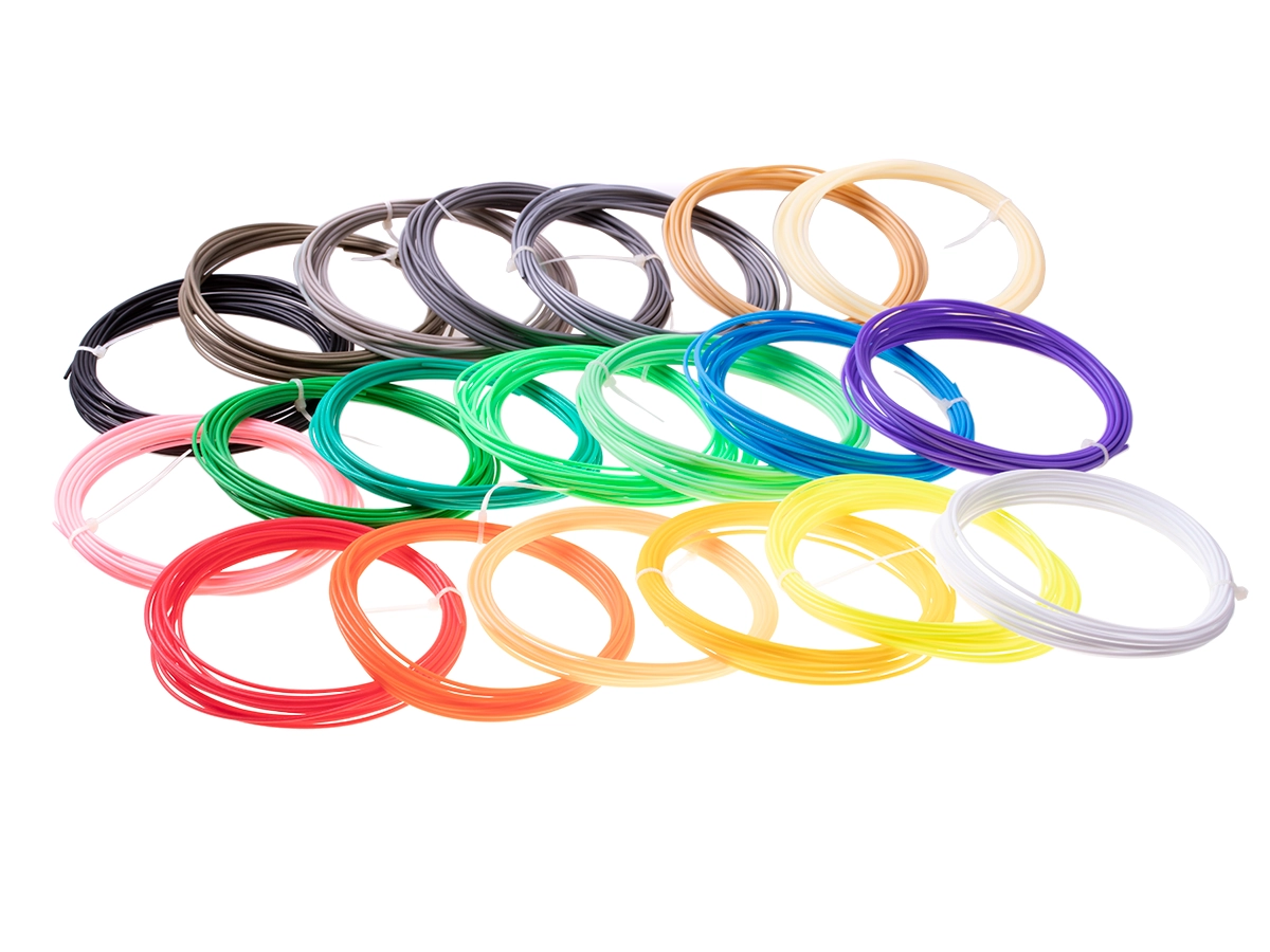 E-shop Náplň do 3D pera 20 farieb x 5 m PLA – rôzne farby