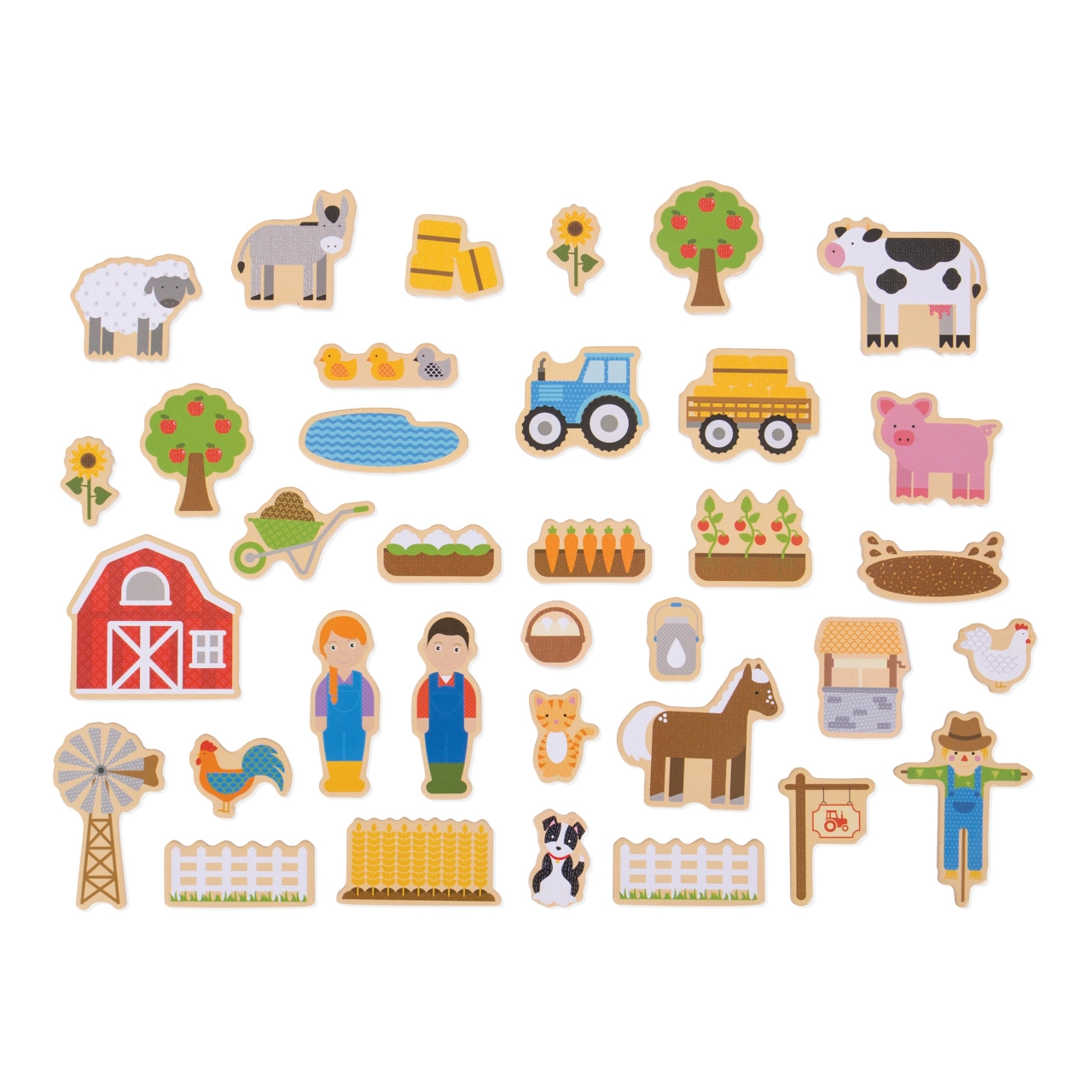 Bigjigs Toys magnetky farma
