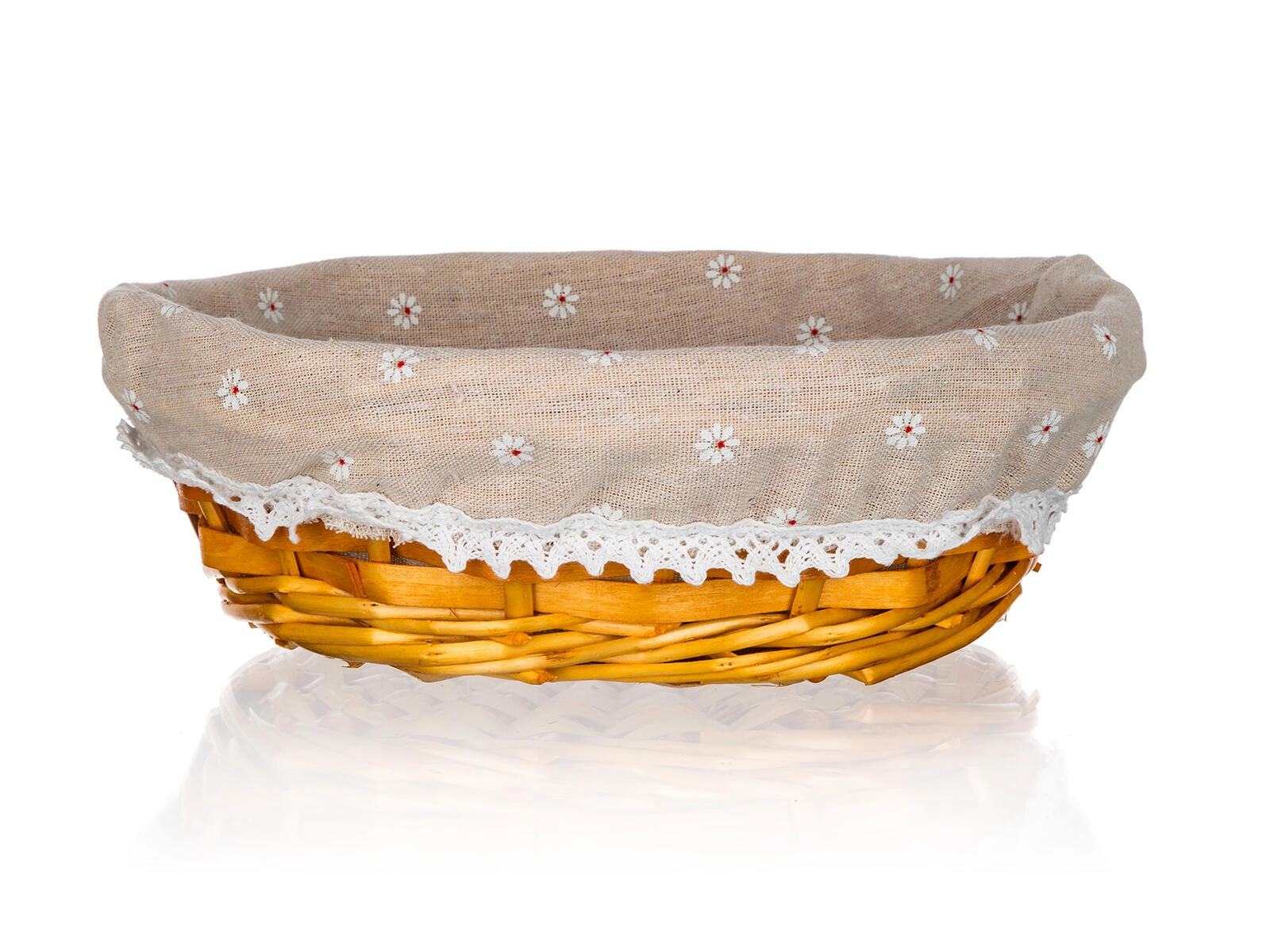 Prútený dekoratívny košík Daisy 25 × 8 cm