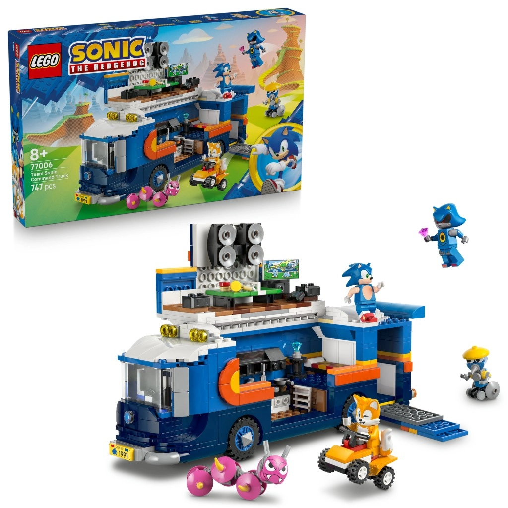 E-shop LEGO® Sonic the Hedgehog™ 77006 Veliteľské vozidlo tímu Sonic