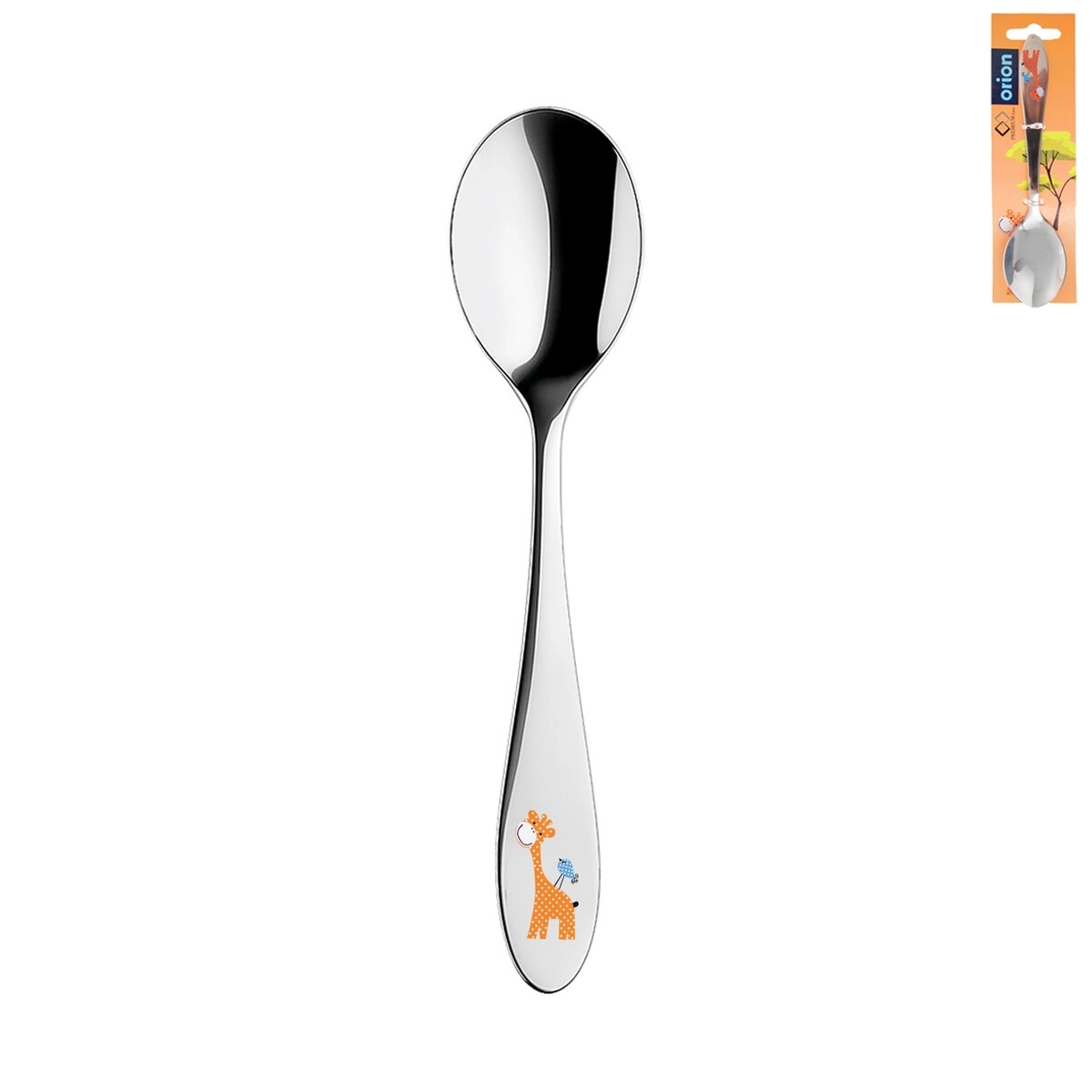 E-shop Orion Lžíce nerez dětská ŽIRAFA